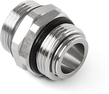 Ниппель латунный резьбовой сдвоенный