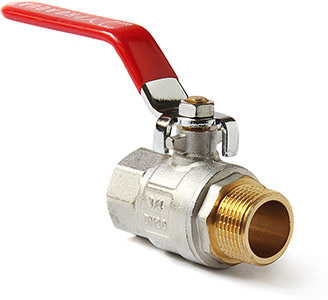 Кран шаровой полнопроходной ручка рычаг, Н/В