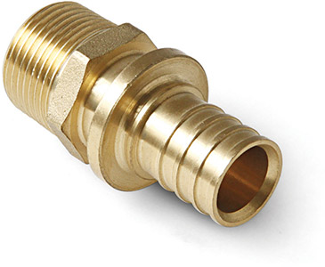 Муфта аксиальная латунная с наружной резьбой